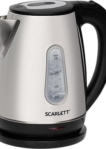 Чайник электрический Scarlett SC-EK21S34 1.8л 2200Вт серебристый