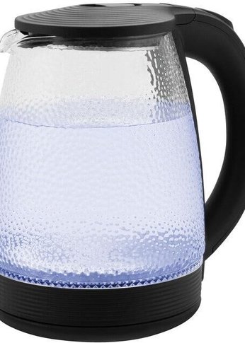 Чайник электрический Vitek VT-7003 1.7л 2200Вт черный (стекло)
