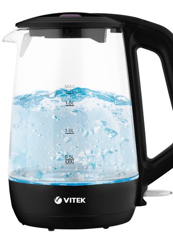 Чайник электрический Vitek VT-7051 1.8л 2200Вт черный