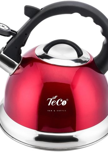 Чайник Teco TC-115 из нержавеющей стали со свистком, 3,0л