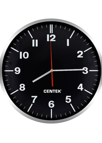 Часы настенные Centek СТ-7100 черный