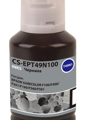 Чернила Cactus CS-EPT49N100 T49N1 черный 140мл для Epson SureColor SC-F100/F500