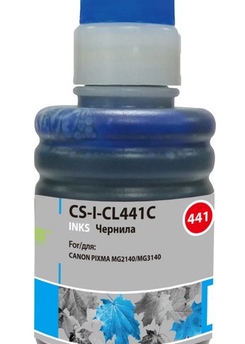 Чернила Cactus CS-I-CL441C голубой 100мл для Canon Pixma MG2140/MG3140