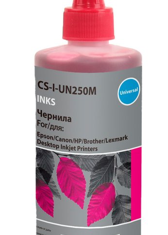 Чернила Cactus CS-I-Un250M пурпурный 250мл для HP/Lexmark/Canon/Epson/Brother