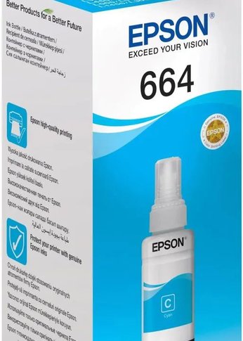 Чернила Epson T6642 голубой 70мл для Epson L100