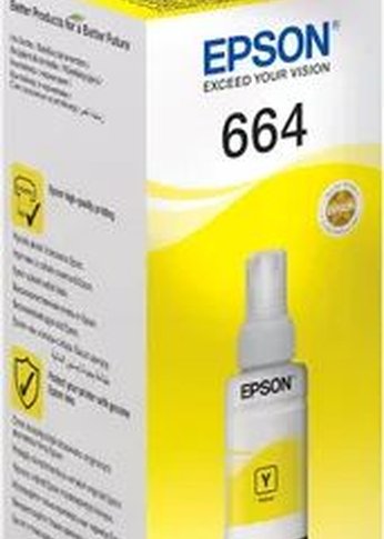 Чернила Epson T6644 желтый 70мл для Epson L100