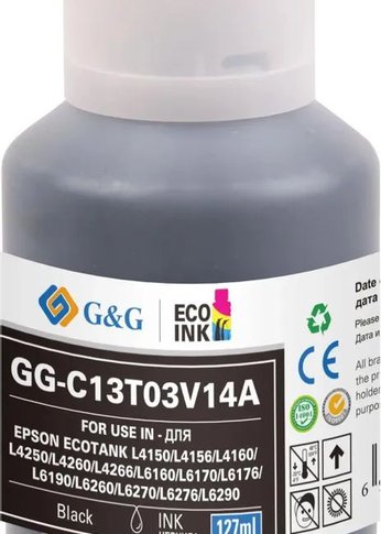 Чернила G&G GG-C13T03V14A 101BK черный127мл для Epson L4150/L4160/L6160/L6170