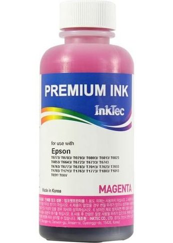 Чернила InkTec для Epson R270, E0010 (InkTec) T0823, M, 0,1л (оригинальная фасовка) (E0010-100MM)