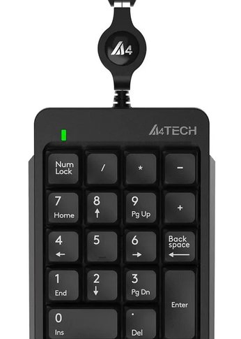 Числовой блок A4Tech Fstyler FK13 серый USB slim для ноутбука