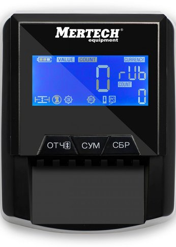 Детектор банкнот Mertech D-20A Flash Pro 5048 автоматический рубли АКБ