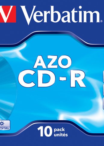 Диск CD-R Verbatim 700Mb 52x Jewel case (10шт) (43327)