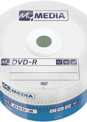 Диск DVD-R MyMedia 4.7Gb 16x Pack wrap (50шт) (69200)