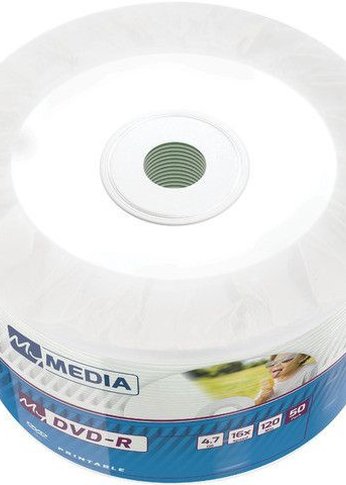 Диск DVD-R MyMedia 4.7Gb 16x Pack wrap (50шт) Color Printable (69202)