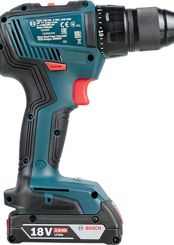 Дрель-шуруповерт аккумуляторная Bosch GSR 18V-50 18В 2АКБ и ЗУ (кейс) (06019H5020)