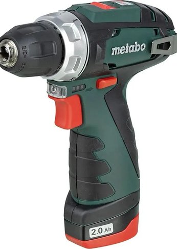 Дрель-шуруповерт аккумуляторная Metabo PowerMaxx BS 12В 2АКБ и ЗУ (600984000)