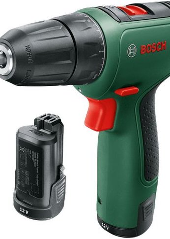 Дрель-шуруповерт аккумуляторный Bosch EasyDrill 1200 патрон:быстрозажимной (кейс в комплекте) (06039D3007)