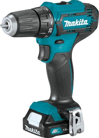 Дрель-шуруповерт аккумуляторный Makita DF333DWYE4 патрон:быстрозажимной (кейс в комплекте)