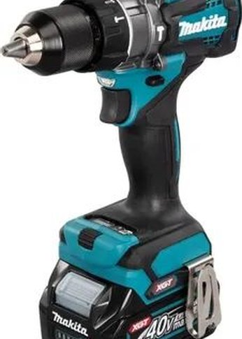 Дрель-шуруповерт аккумуляторный Makita HP001GD201 патрон:быстрозажимной (кейс в комплекте)