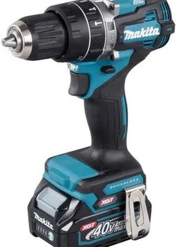 Дрель-шуруповерт аккумуляторный Makita HP002GD201 патрон:быстрозажимной (кейс в комплекте)