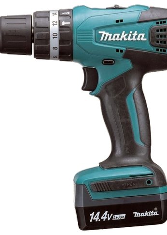 Дрель-шуруповерт аккумуляторный Makita HP347DWE патрон:быстрозажимной (кейс в комплекте)