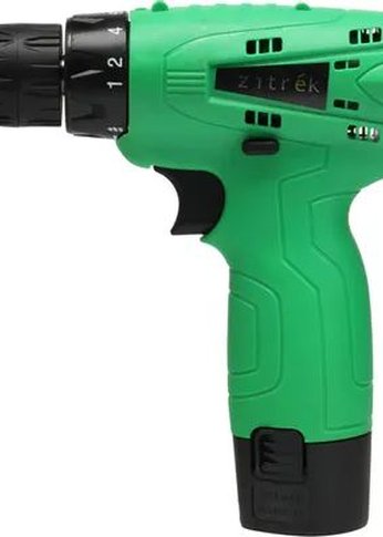 Дрель-шуруповерт аккумуляторный Zitrek Green 12-Li патрон:быстрозажимной (кейс в комплекте) (063-4072)