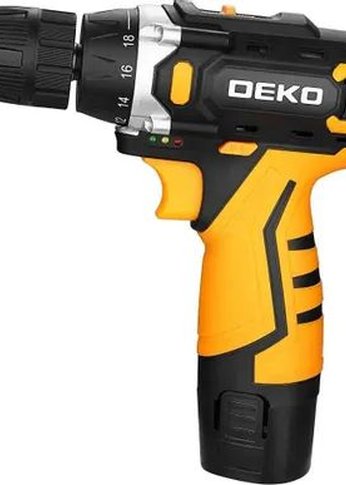 Дрель-шуруповерт Deko DKCD12V 12Вт аккум. патрон:быстрозажимной (кейс в комплекте) (083-1006)
