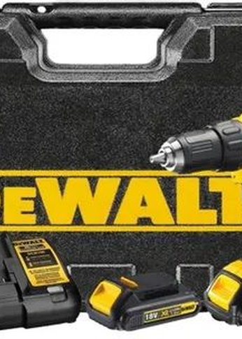 Дрель-шуруповерт DeWalt DCD771C2-QW аккум. патрон:быстрозажимной (кейс в комплекте)