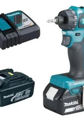 Дрель-шуруповерт Makita DDF083RFE аккум. патрон:шестигр.1/4" (кейс в комплекте)