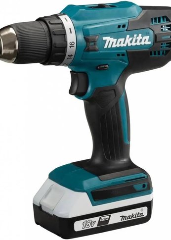 Дрель-шуруповерт Makita DF488DWAE аккум. патрон:быстрозажимной (кейс в комплекте)