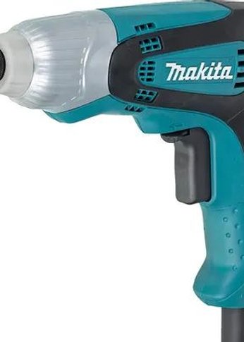 Дрель-шуруповерт проводной Makita TD0100 230Вт патрон:шестигр.1/4"