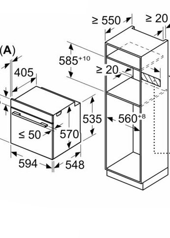 Духовка электрическая Bosch HBA578BB0 черный