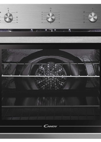 Духовка электрическая Candy Moderna FCT 612 X Черное стекло/Нерж. сталь