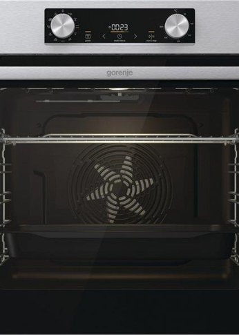 Духовка электрическая Gorenje BO6735E02XK нержавеющая сталь/черный