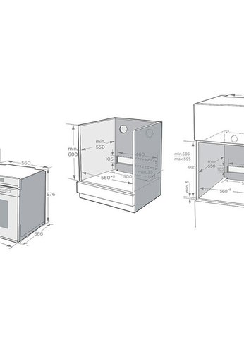 Духовка электрическая Korting OKB 1360 CSGW MW белый