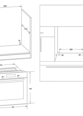 Духовка электрическая Korting OKB 370 CMB бежевый