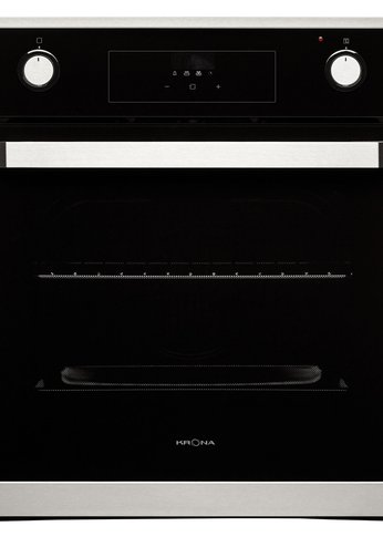 Духовка электрическая Krona ADRIANO 60 BL G2 черный + нерж. сталь