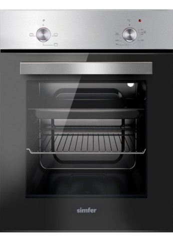 Духовка электрическая Simfer B4EM04070 серебристый