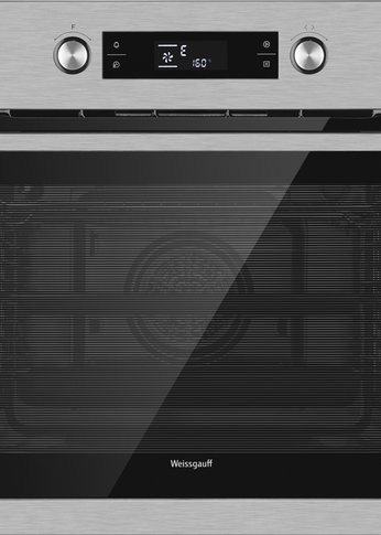 Духовка электрическая Weissgauff EOM 691 PDBX Steam Clean, 60см нержавеющая сталь