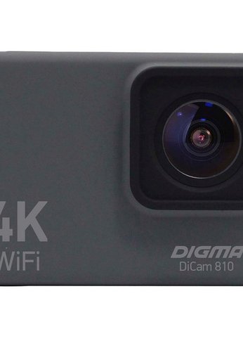 Экшн-камера Digma DiCam 810 серый