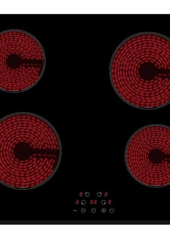 Электрическая варочная панель Korting HK 60044 B черный, стеклокерамика