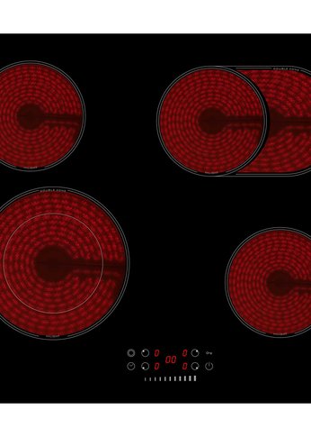 Электрическая варочная панель Korting HK 62550 B Черный