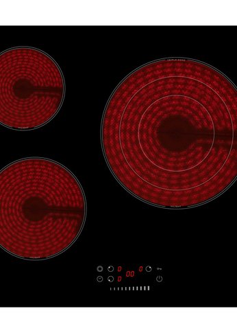 Электрическая варочная панель Korting HK 6351 B3 Черный