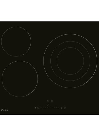 Электрическая варочная панель Lex EVH 631A BL черный