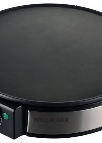 Электроблинница Willmark WCM-1230 (1200Вт, диаметр 30см, антипригарная поверхность,  регулятор темп.)