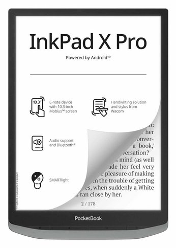 Электронная книга PocketBook Ink Pad X Pro Mist Grey