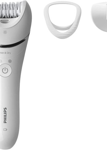 Эпилятор Philips BRE700/00 скор.:2 насад.:3 от аккум. белый