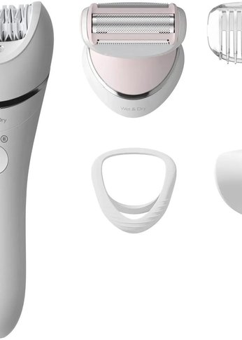 Эпилятор Philips BRE710/00 скор.:2 насад.:4 белый