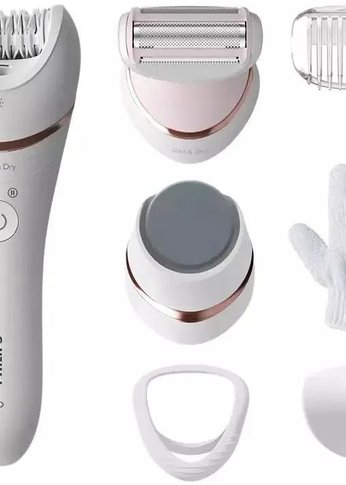 Эпилятор Philips BRE730/10 скор.:2 насад.:5 белый