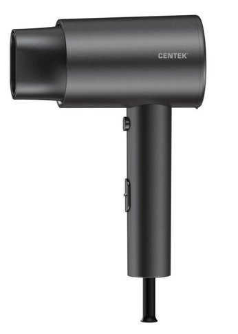 Фен Centek CT-2204 (серый) 2000Вт, 3 скорости, 2 режима, холод обдув, турмалиновая ионизация