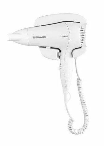 Фен настенный Brayer BR3021 2000Вт белый